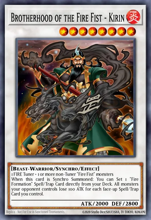 Brotherhood of the Fire Fist - Kirin