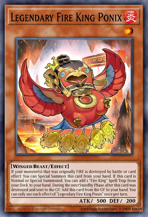 Legendary Fire King Ponix