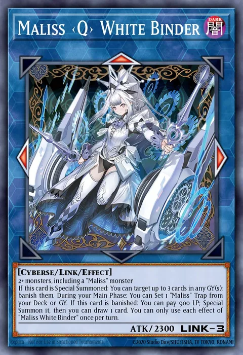 Maliss Q White Binder
