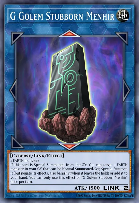 G Golem Stubborn Menhir