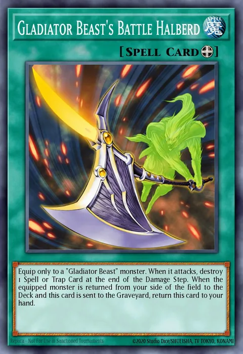 Gladiator Beast's Battle Halberd
